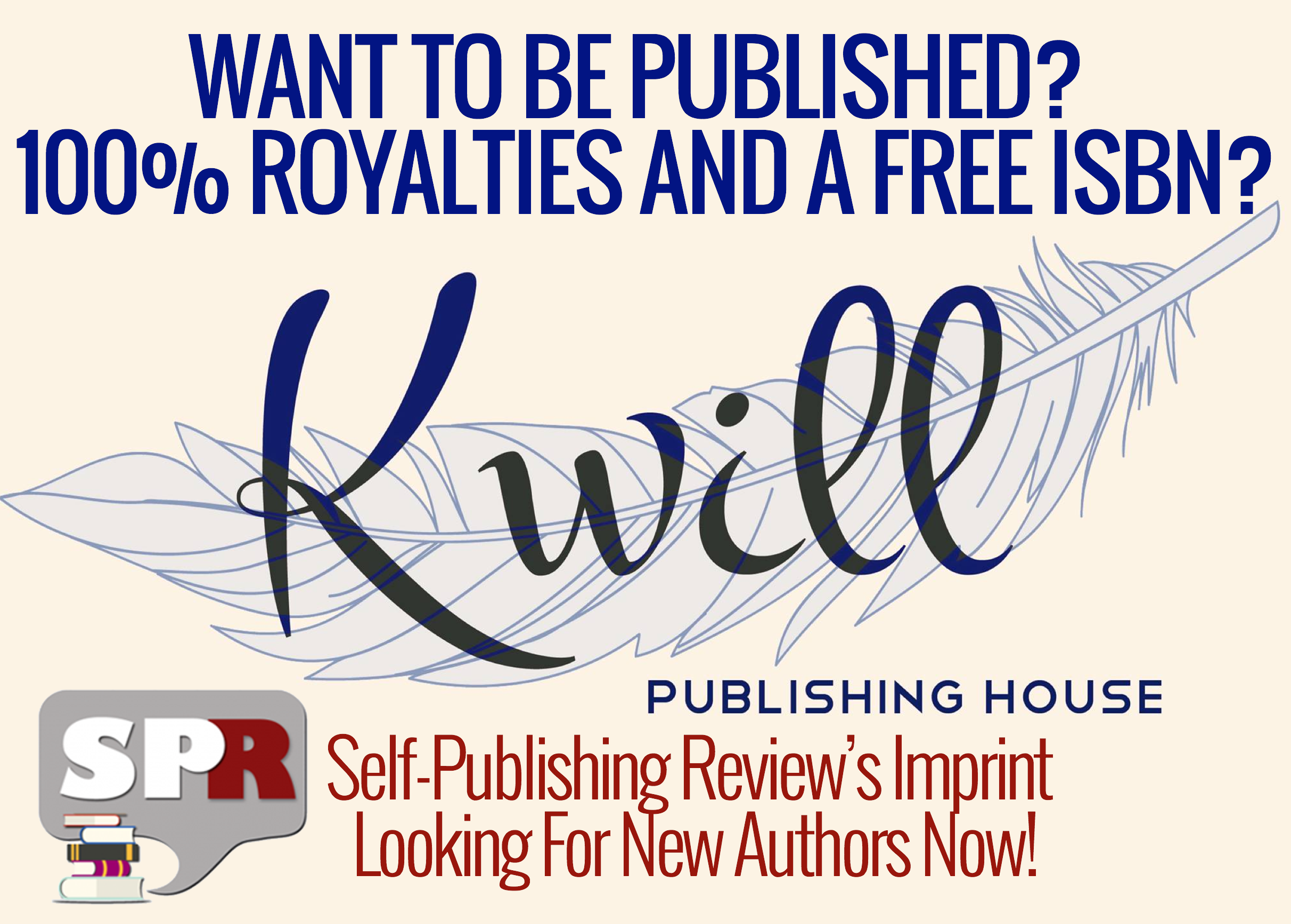 Get Published with our Imprint Kwill Books