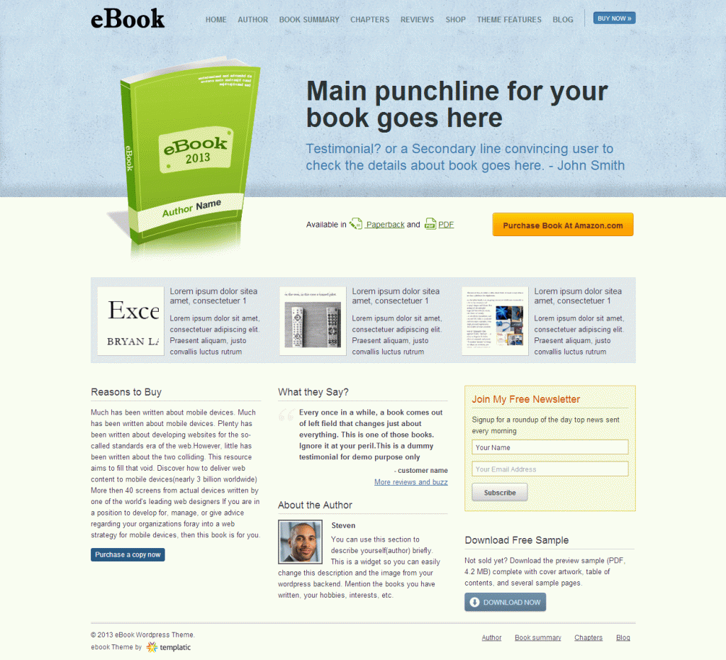 eBook-A-WordPress-theme-for-book-authors