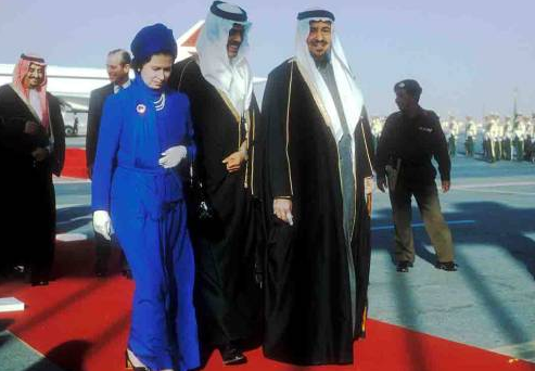 The Queen with Saudi King Khalid, 1979