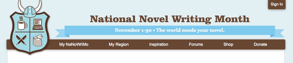 http://nanowrimo.org