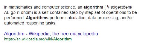 algorithm