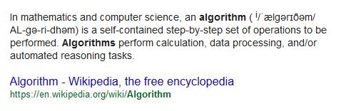 algorithm