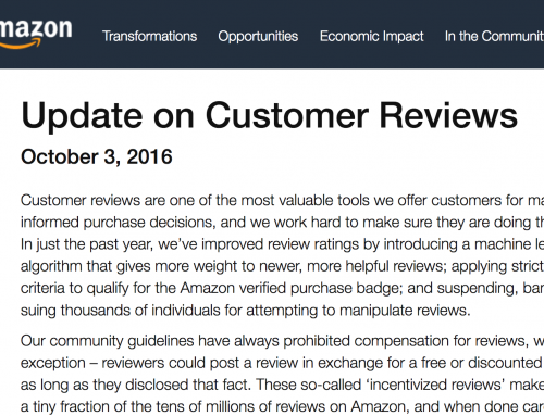 New Amazon Guidelines Prevent Customer Reviews For Free/Discounted Products – Except Books