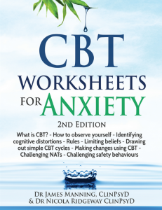 CBT Worksheets for Anxiety