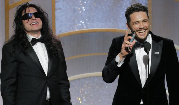 Tommy Wiseau and James Franco
