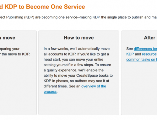 CreateSpace and KDP Print are Merging
