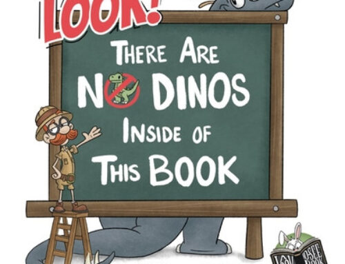 Look! There Are No Dinos Inside Of This Book by Jimmy Vee, Illustrated by Mark Wilson